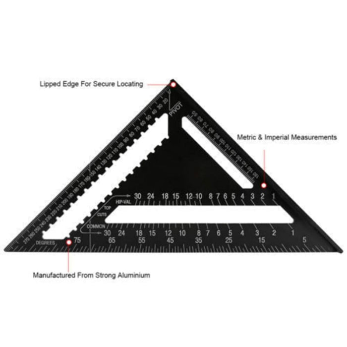 Angle Ruler Measuring Tool For Woodworking Square Layout