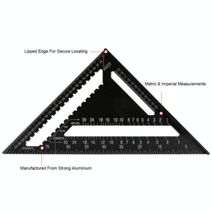 Angle Ruler Measuring Tool For Woodworking Square Layout