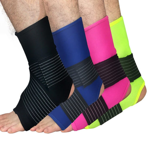 1pc Ankle Support Brace with Adjustable Strap for Running