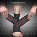 1pc Ankle Support Brace with Adjustable Strap for Running