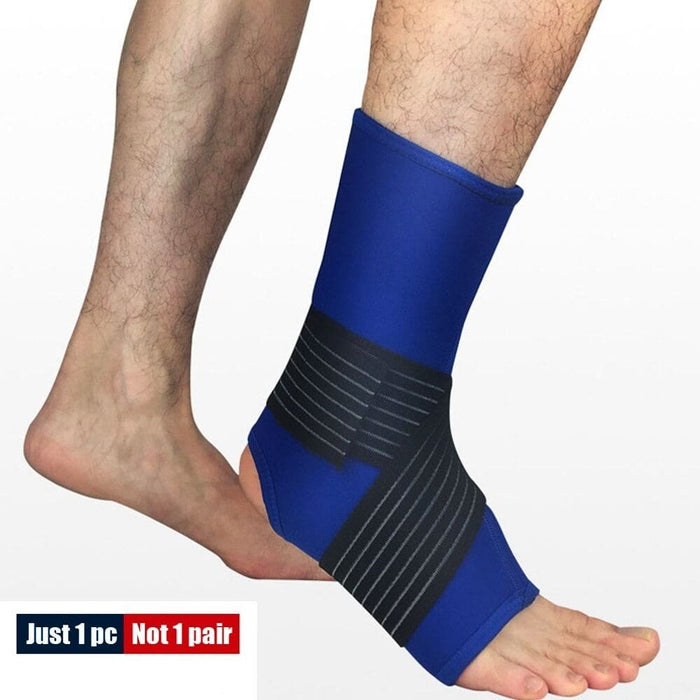 1pc Ankle Support Brace with Adjustable Strap for Running