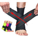 1pc Ankle Support Brace With Adjustable Strap For Running