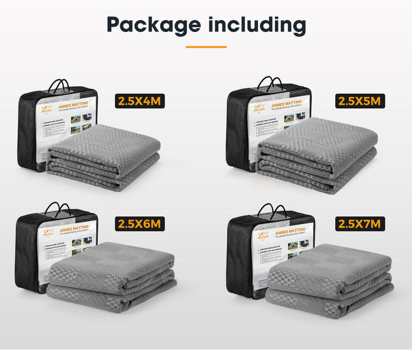 Annex Matting 4 Size 600Gsm Floor Mats Mesh Caravan Annex Camping Park