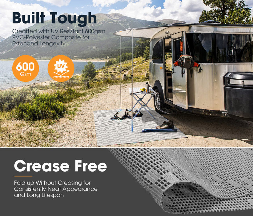 4M X 2.5M Annex Matting Floor Mats Mesh Caravan Park Camping Picnic