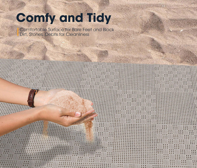 4M X 2.5M Annex Matting Floor Mats Mesh Caravan Park Camping Picnic