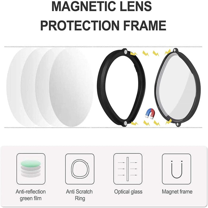 Anti Blue Quick Disassemble Magnetic Frame Glasse For Meta