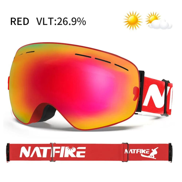 Anti Fog Ski Goggles For Snow Sports