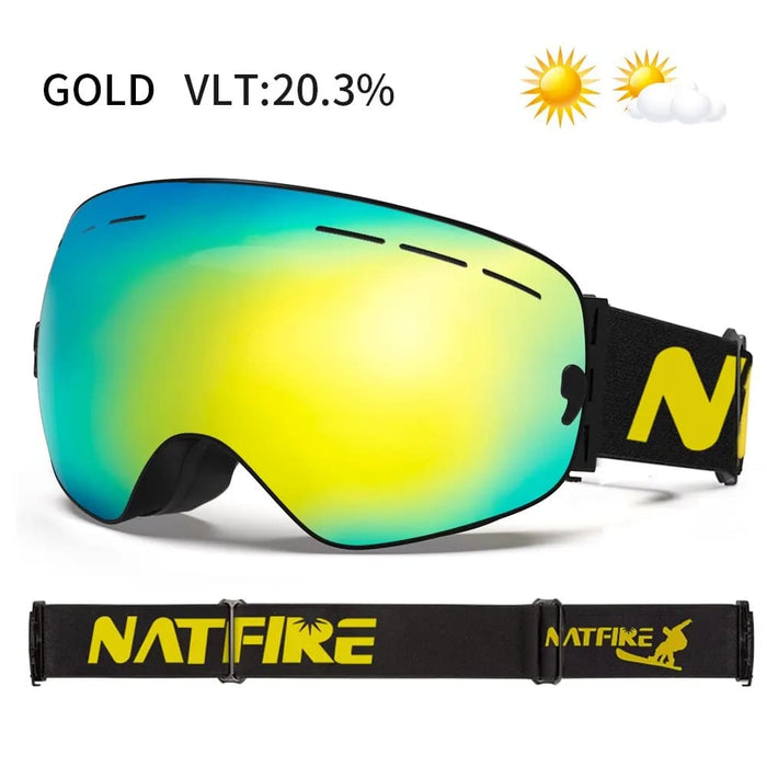 Anti Fog Ski Goggles For Snow Sports