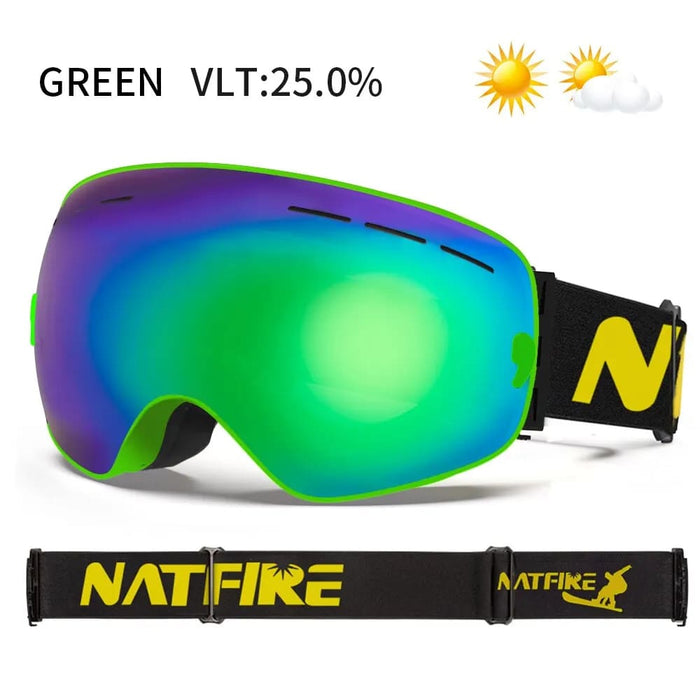 Anti Fog Ski Goggles For Snow Sports