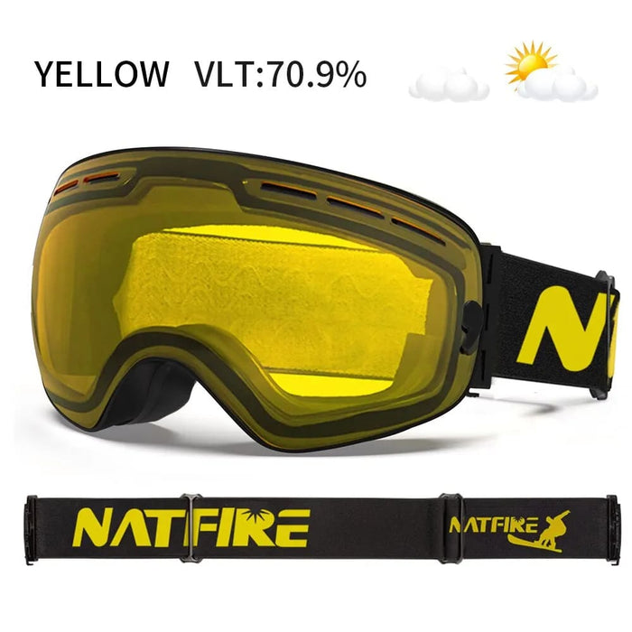 Anti Fog Ski Goggles For Snow Sports