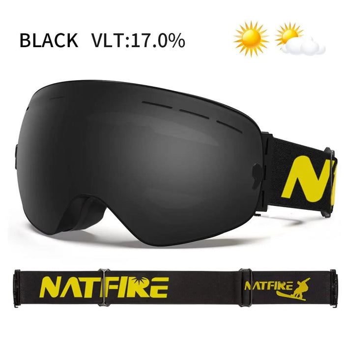 Anti Fog Ski Goggles For Snow Sports
