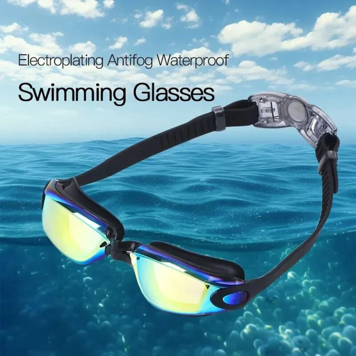 Anti - fog High - definition Earplugs Swimming Goggles