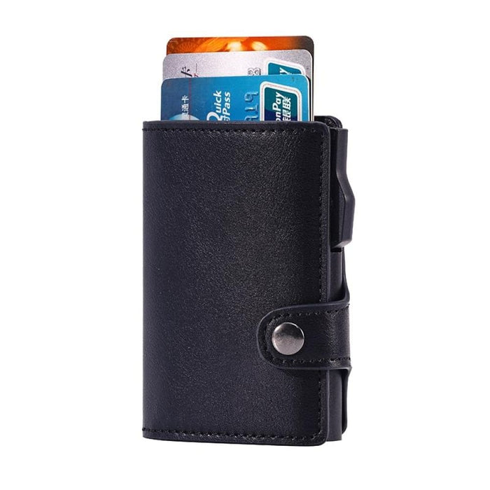 Anti Magnetic Crazy Horse Pu Card Bag