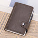 Anti Magnetic Rfid Pu Leather Wallet With Card Slots