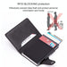 Anti Magnetic Rfid Pu Leather Wallet With Card Slots