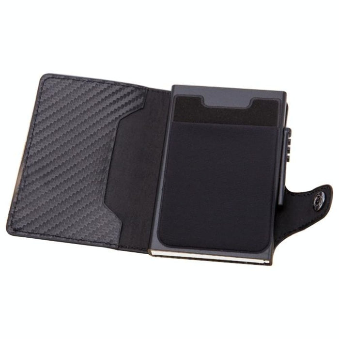 Anti Magnetic Rfid Pu Leather Wallet With Card Slots