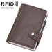 Anti Magnetic Rfid Pu Leather Wallet With Card Slots
