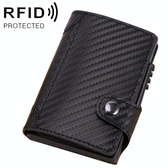Anti Magnetic Rfid Pu Leather Wallet With Card Slots