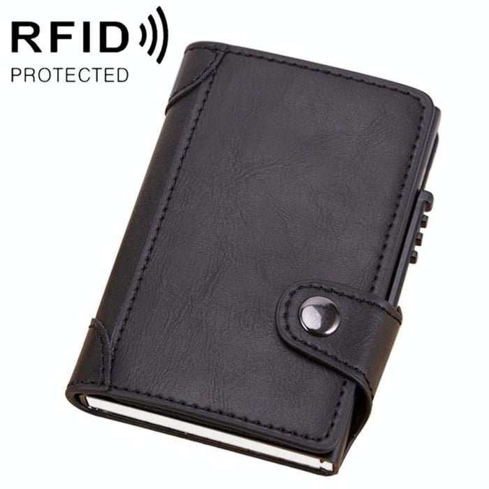 Anti Magnetic Rfid Pu Leather Wallet With Card Slots