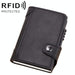 Anti Magnetic Rfid Pu Leather Wallet With Card Slots