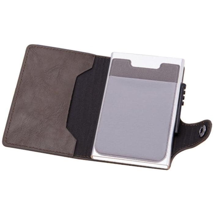 Anti Magnetic Rfid Pu Leather Wallet With Card Slots