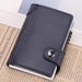 Anti Magnetic Rfid Pu Leather Wallet With Card Slots