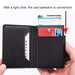 Anti Magnetic Rfid Pu Leather Wallet With Card Slots