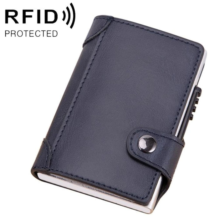 Anti Magnetic Rfid Pu Leather Wallet With Card Slots