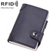 Anti Magnetic Rfid Pu Leather Wallet With Card Slots
