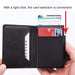 Anti Magnetic Rfid Pu Leather Wallet With Card Slots