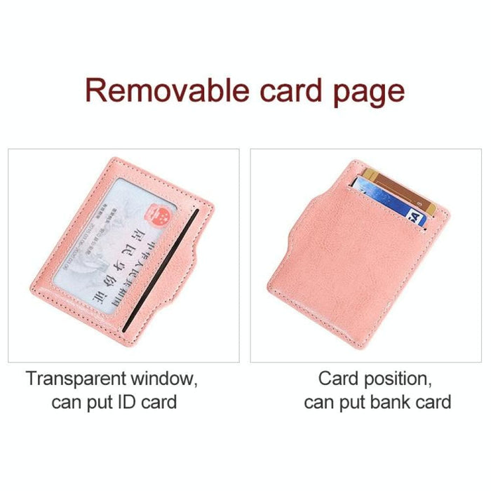 Anti Magnetic Rfid Wallet With Card Slots For Ladies