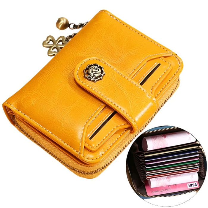 Anti Magnetic Rfid Wallet With Card Slots For Ladies