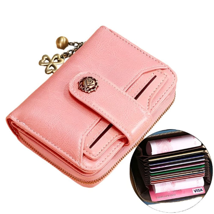 Anti Magnetic Rfid Wallet With Card Slots For Ladies