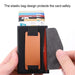 Anti Magnetic Rfid Wallet With Pop Up Card Slot