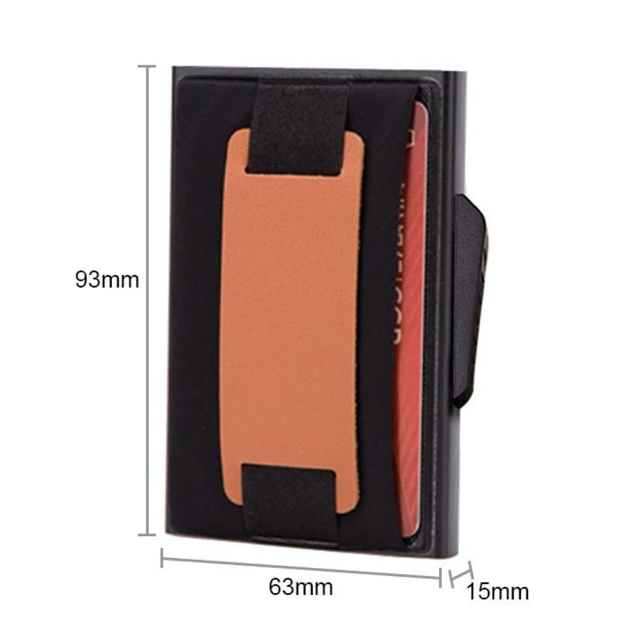 Anti Magnetic Rfid Wallet With Pop Up Card Slot