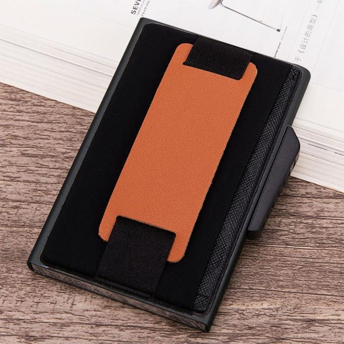 Anti Magnetic Rfid Wallet With Pop Up Card Slot
