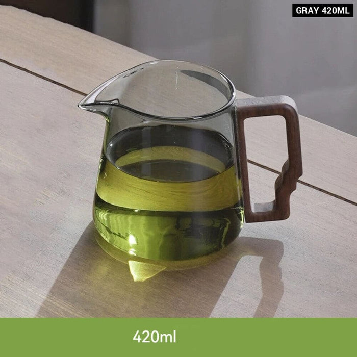 Anti Scalding Walnut Teapot Set with Filter