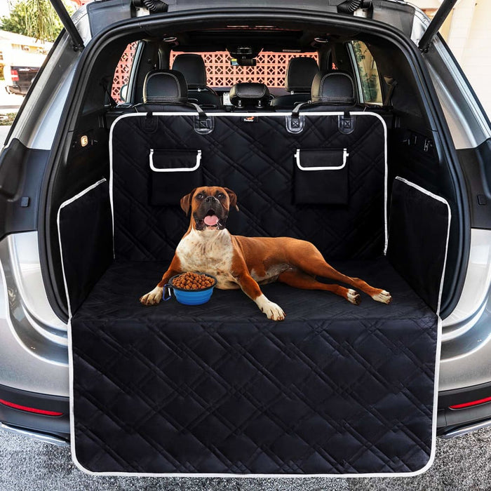 Anti-scratch Nonslip Waterproof Pet Cargo Liner Mat with 2