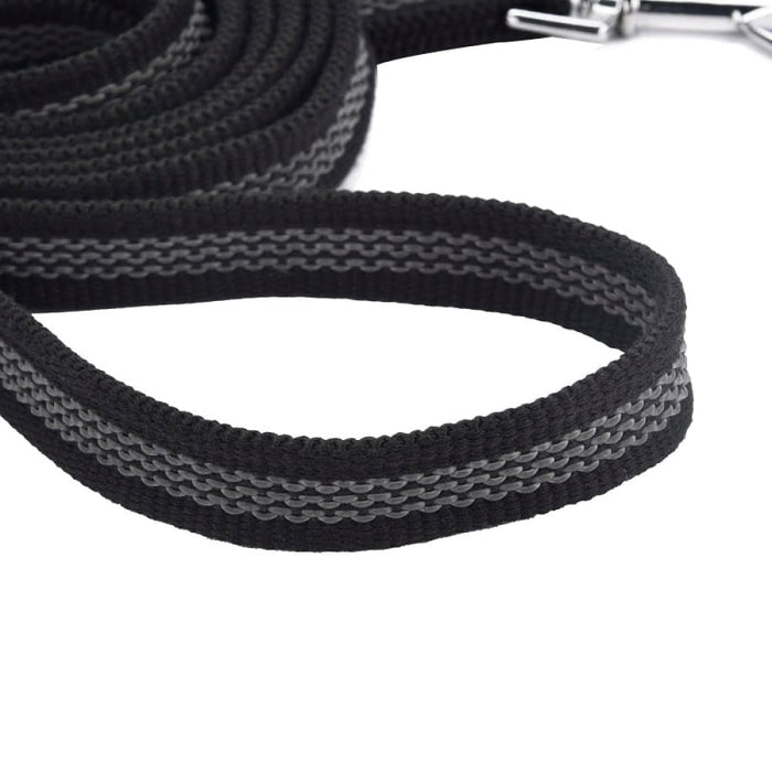 Anti-skid Rubber and Nylon Hand-held Design Dog Leash
