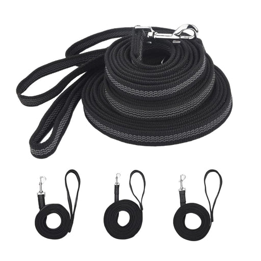 Anti-skid Rubber and Nylon Hand-held Design Dog Leash