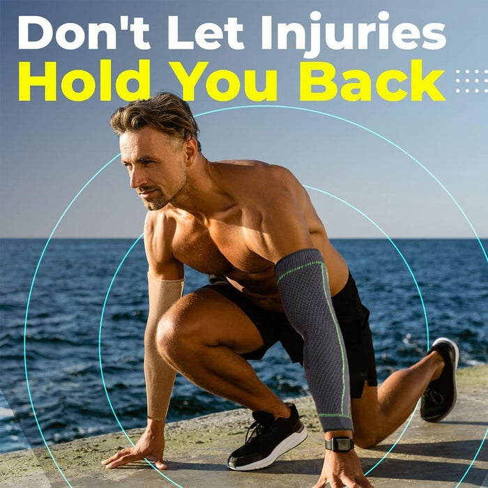 Anti-slip Arm Compression Sleeves for Cycling Basketball