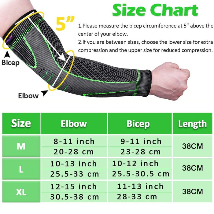 Anti-slip Arm Compression Sleeves for Cycling Basketball