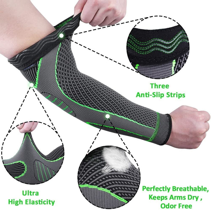 Anti-slip Arm Compression Sleeves for Cycling Basketball