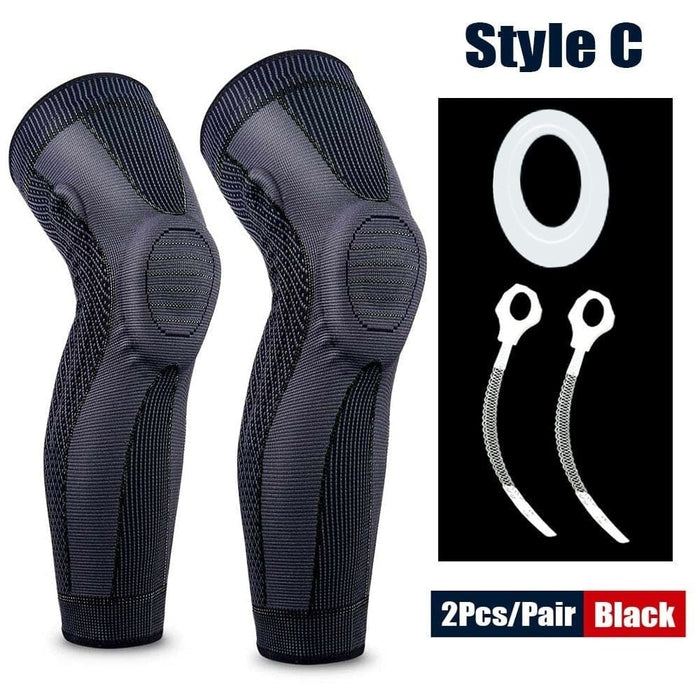 Anti-slip Full Length Knee Protector Leg Sleeves
