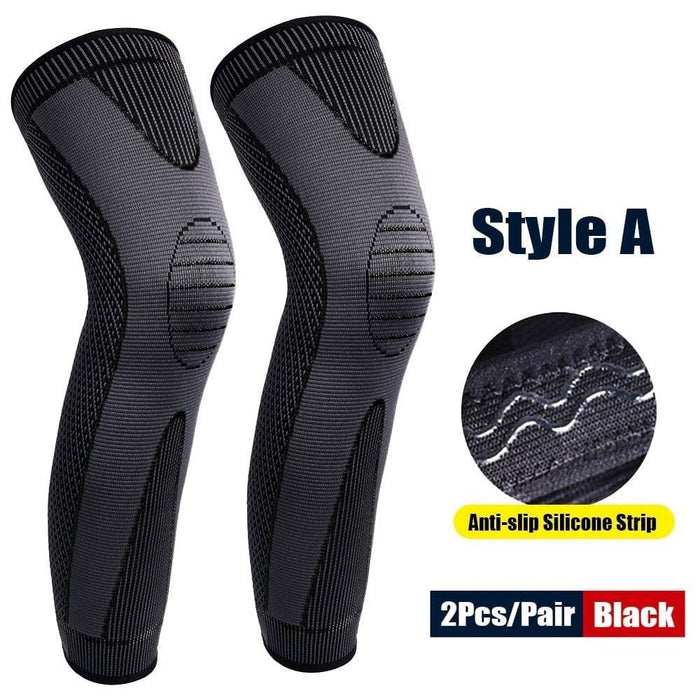 Anti-slip Full Length Knee Protector Leg Sleeves