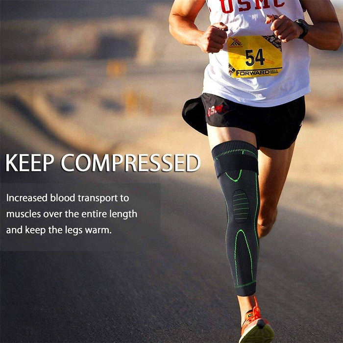 Anti-slip Full Length Knee Protector Leg Sleeves