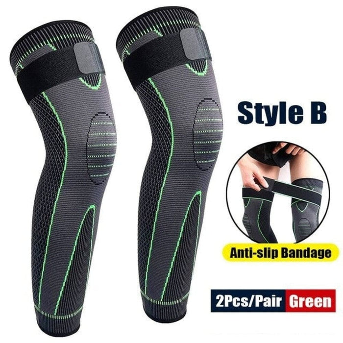Anti-slip Full Length Knee Protector Leg Sleeves