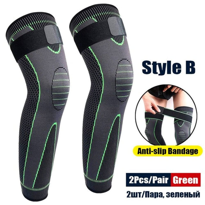 Anti-slip Full Length Knee Protector Leg Sleeves