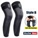 Anti-slip Full Length Knee Protector Leg Sleeves