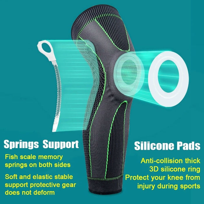 Anti-slip Full Length Knee Protector Leg Sleeves
